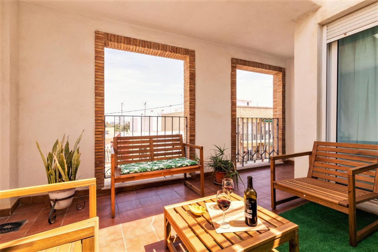 Penthouse Duplex In A 4 Floors Spanish House -8 Min To Center By Metro Valencie Exteriér fotografie