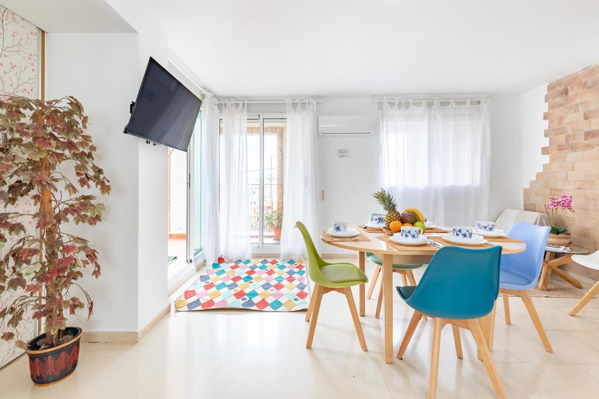 Penthouse Duplex In A 4 Floors Spanish House -8 Min To Center By Metro Valencie Exteriér fotografie